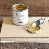 GOLD METALLIC - Vintage Paint Kreidefarbe – Bild 2