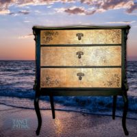 Elegante Kommode DEEP DARK GOLD