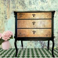 Elegante Kommode DEEP DARK GOLD – Bild 5